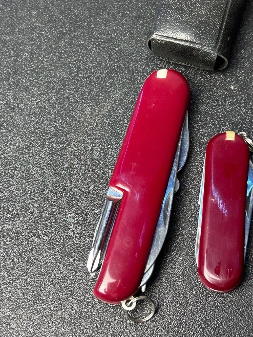 Red Swiss-Style Multi-Tool Set with Black Pouch